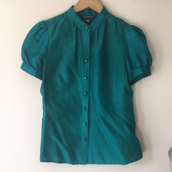 BANANA REPUBLIC | 100% Silk Blouse - Picture 1 of 10